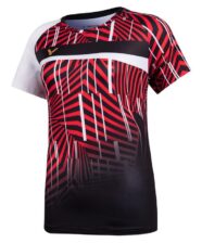 Victor T-Shirt T-11003 Dame Sort/Rød