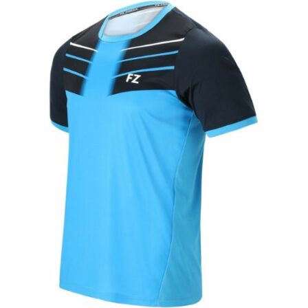 Forza-Check-T-shirt-Dresden-Blue-Badminton-T-shirt