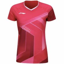 Li-Ning AAYS054-1 Women T-Shirt National Red