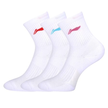 Li-Ning-AWTS005-2-Short-Socks-3-Pack-White