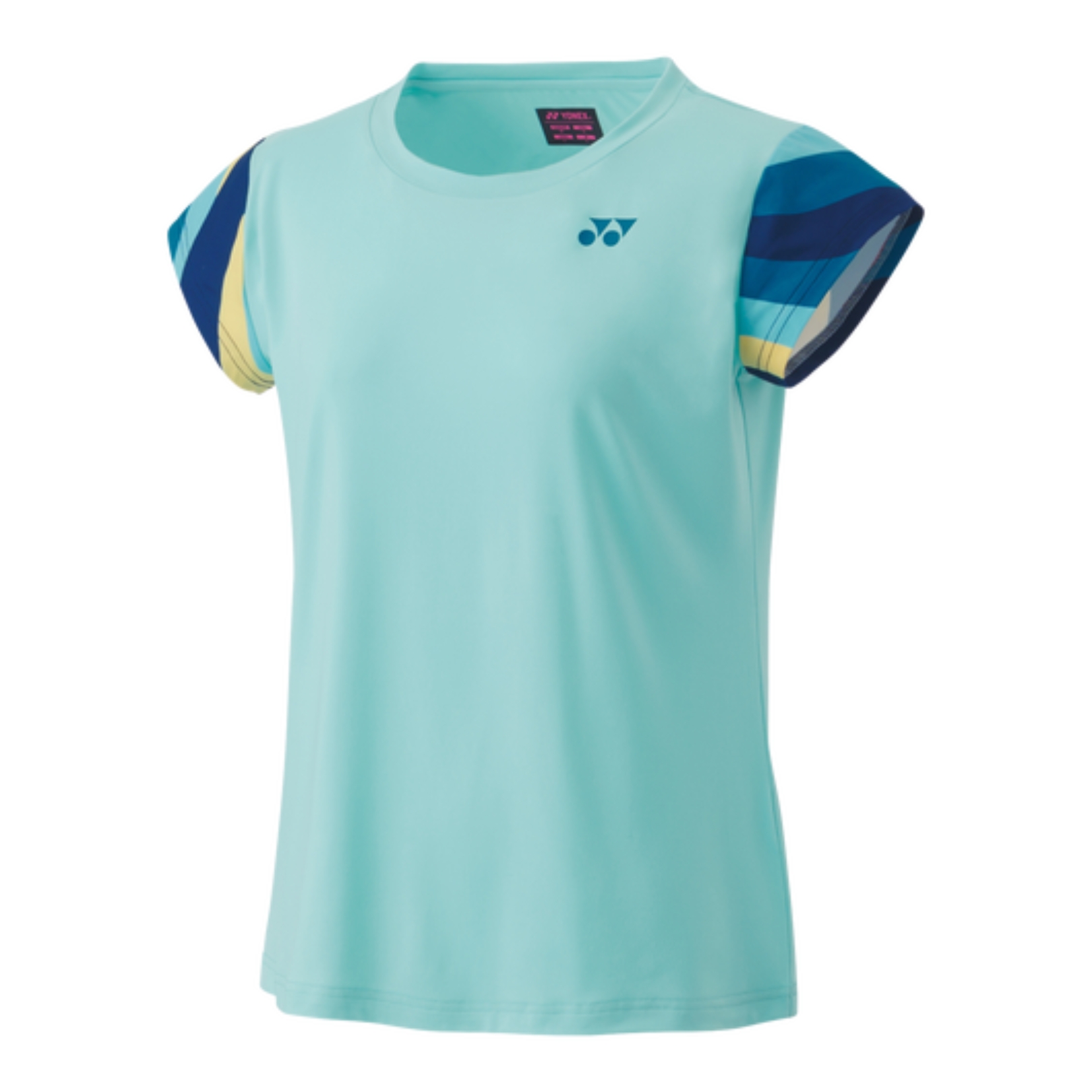 Yonex-Women-T-shirt-20754EX-Cyan-2