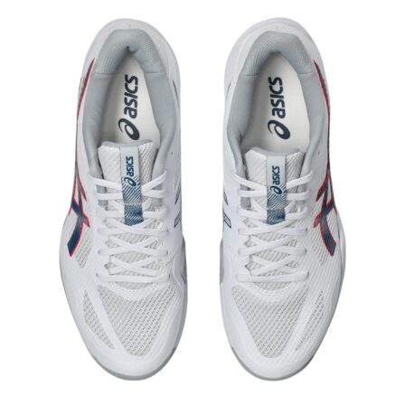 Asics Blade FF White/Mako Blue Badmintonsko → Køb!