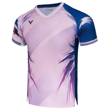 Victor T-50007CPS T-shirt Deep Blue/Pink
